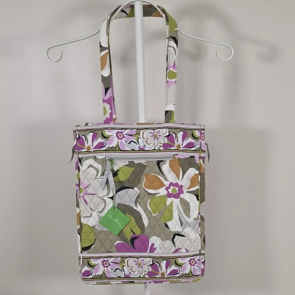 Vera Bradley Portobello Road Laptop Travel Tote Bag NWT Floral $88 MSRP